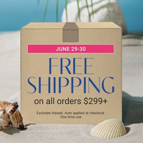 Free Shipping $299+ (6/29–6/30)