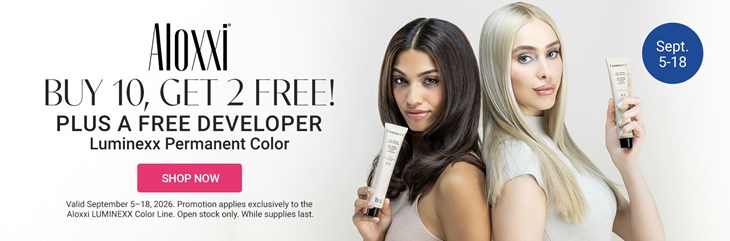 Aloxxi Luminexx Buy 10 Get 2 Color + Developer Sale (9/5-9/18)