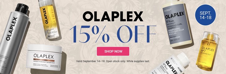 Olaplex Brandwide Sale – 15% OFF (September 14-18)