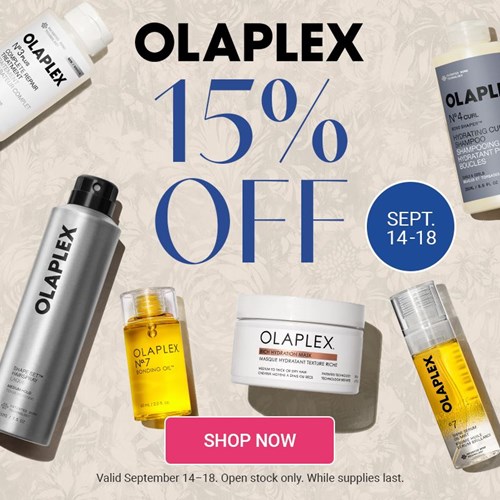 Olaplex Brandwide Sale – 15% OFF (September 14-18)