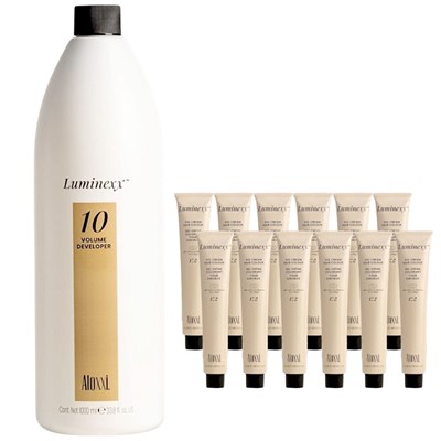 Aloxxi Buy 10 Luminexx Shades, Get 2 FREE + 1 Developer!