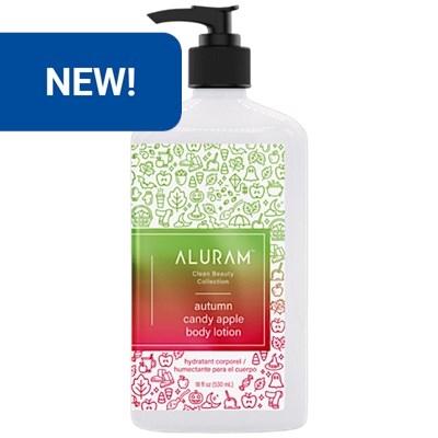 Aluram autumn candy apple body lotion 18 Fl. Oz.