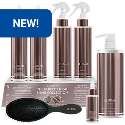 Aluram high shine blowout spray kit 22 pc.