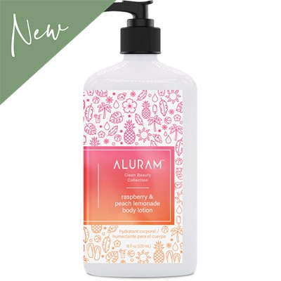 Aluram raspberry & peach lemonade body lotion 18 Fl. Oz.
