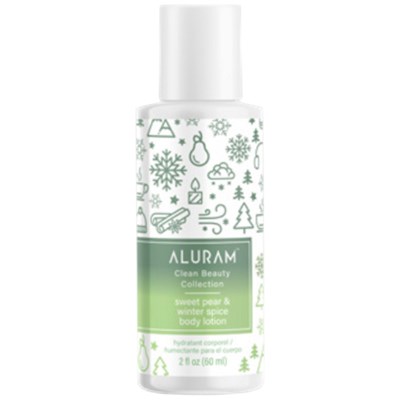 Aluram sweet pear & winter spice body lotion 2 Fl. Oz.