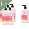 Aluram raspberry & peach lemonade body lotion bundle 7 pc.