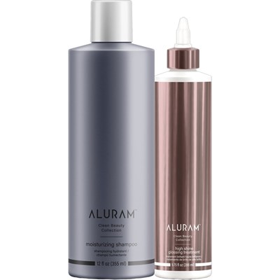 Aluram moisturizing shampoo and high shine bundle 2 pc.
