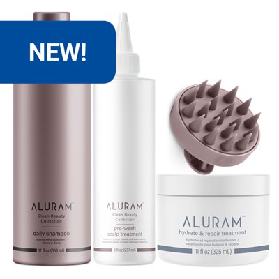 Aluram pre-wash scalp treatment kit 4 pc.