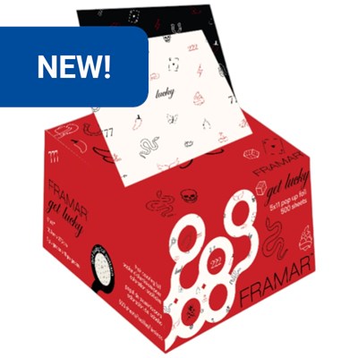 Framar Get Lucky Pop Up Foil 5 inch X 11 inch 500 ct.