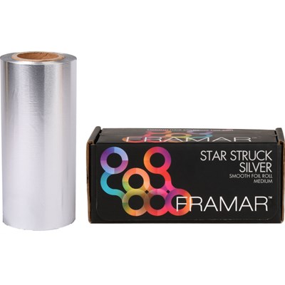 Framar Smooth Foil Roll Medium Star Struck Silver 320 ft.