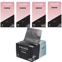 Fromm Black Powder-Free Vinyl Gloves + Silver Pop Up Foil
