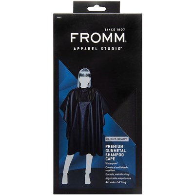 Fromm Premium Gunmetal Shampoo Cape 44 inch x 54 inch