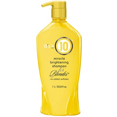 It's a 10 Miracle Brightening Shampoo for Blondes Liter