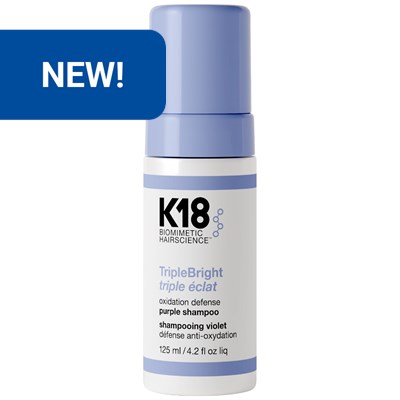 K18 TripleBright purple shampoo 4.2 Fl. Oz.