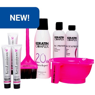 Keratin Complex Express Color & Smoothing System Kit 8 pc.