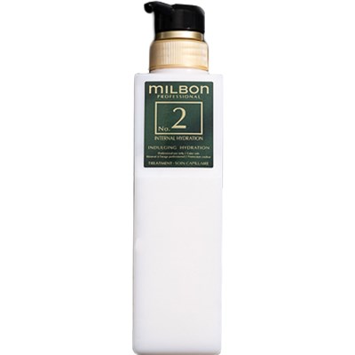 Milbon No.2 INTERNAL HYDRATION Empty Pump Bottle