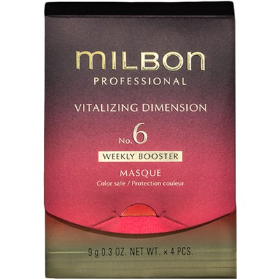 Milbon No.6 WEEKLY BOOSTER 4 x 0.3 Fl. Oz.