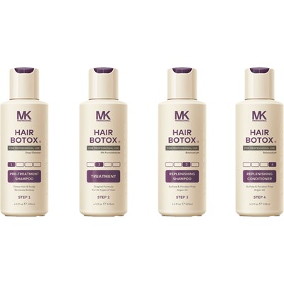 MK PROFESSIONAL HAIR BOTOX COMPLETE KIT 4 pc.