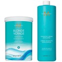 MOROCCANOIL BLONDE VOYAGE POWDER LIGHTENER + OXIDATIVE CREAM DEVELOPER