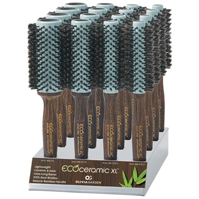 Olivia Garden EcoCeramic XL Brush Display 16 pc.