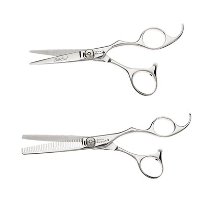 Olivia Garden SilkCut Shear with 35 Tooth Texturizing Shear 5 inch