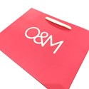 O&M Small Pink Bag - Ribbon Handle