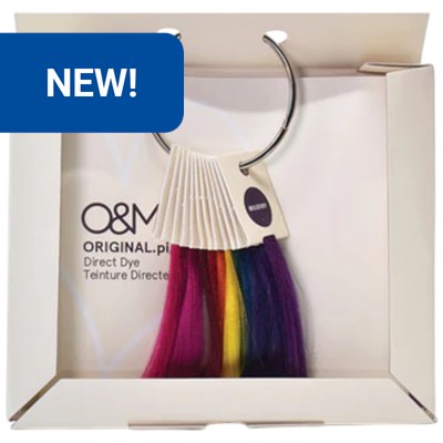 O&M ORIGINAL.pigment Shade Chart with A3 Wall Chart 12 Shades