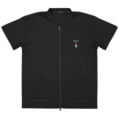 StyleCraft S|C x Barber Strong Jacket with Zipper and StyleCraft Emblem - Black Medium