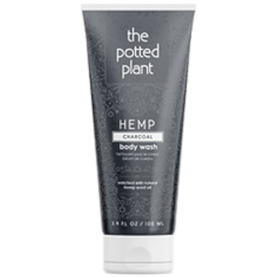 the potted plant Charcoal Body Wash 3.4 Fl. Oz.