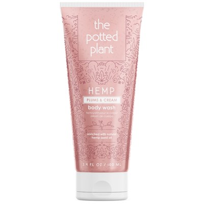 the potted plant Plums & Cream Body Wash 3.4 Fl. Oz.