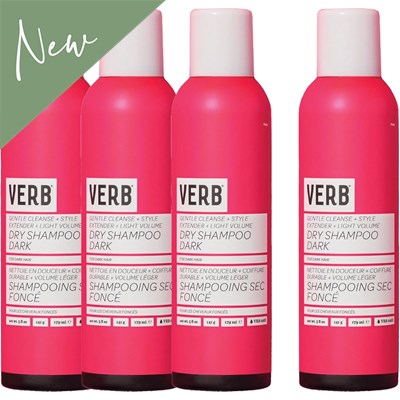 Verb Purchase 3 dry shampoo dark, Receive 1 FREE! 4 pc.