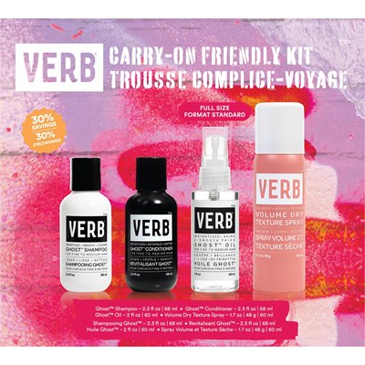 Verb carry-on friendly kit 4 pc.