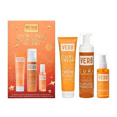 Verb stellar curls holiday curl kit 3 pc.